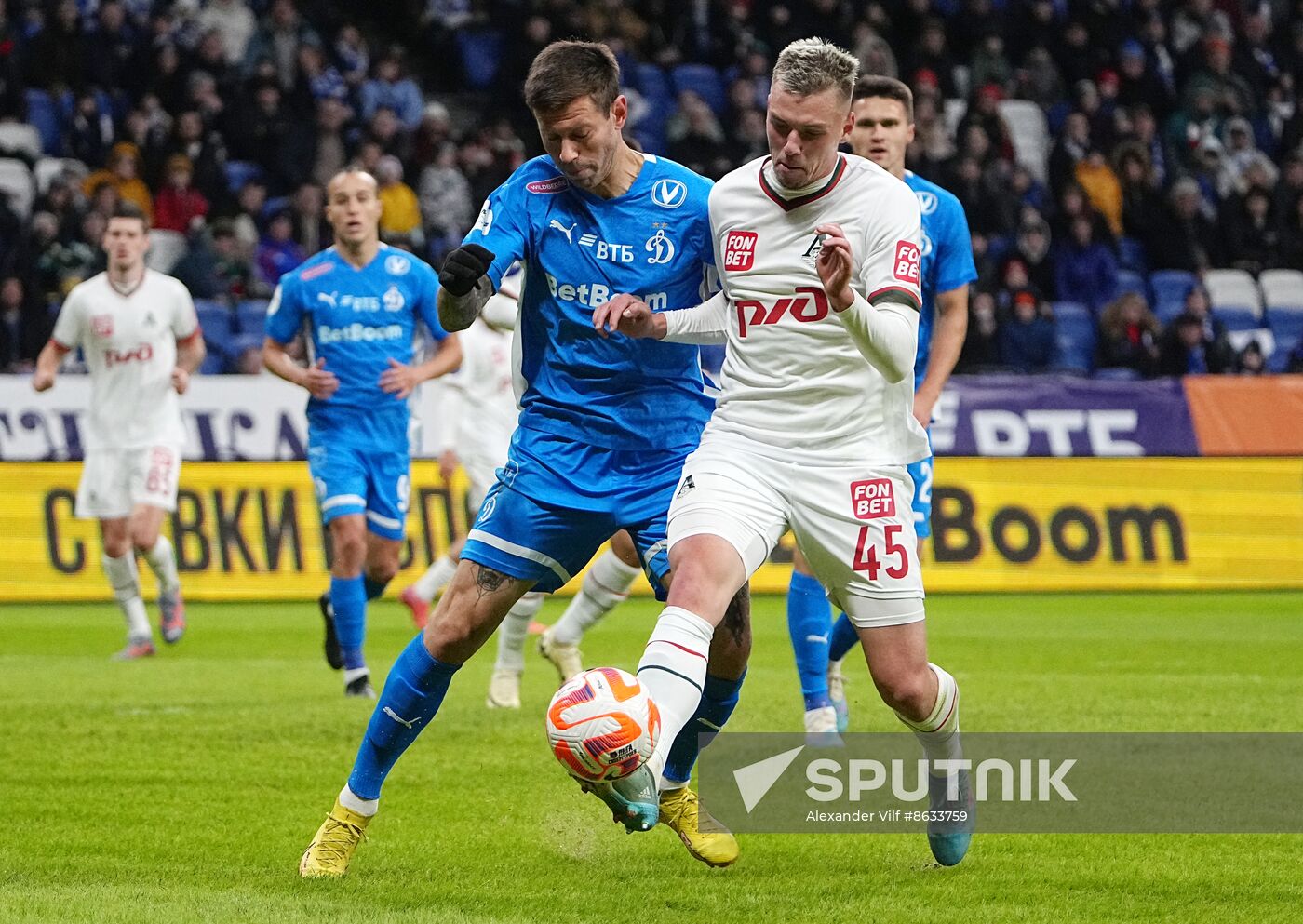 Russia Soccer Premier-League Dynamo - Lokomotiv