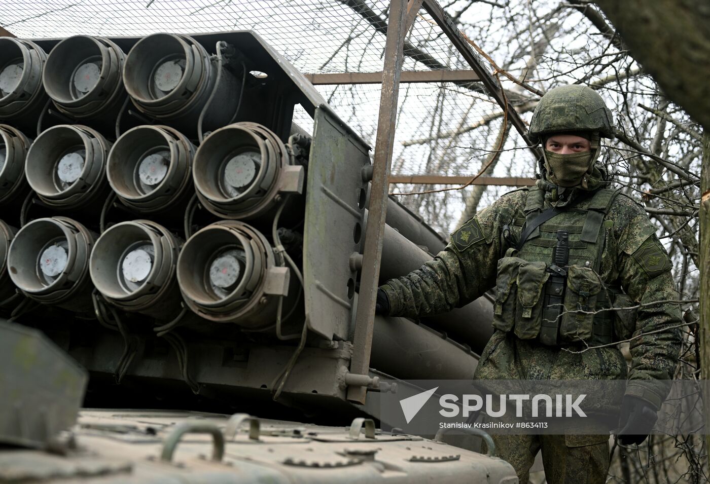 Russia Ukraine Military Operation Artillery Units