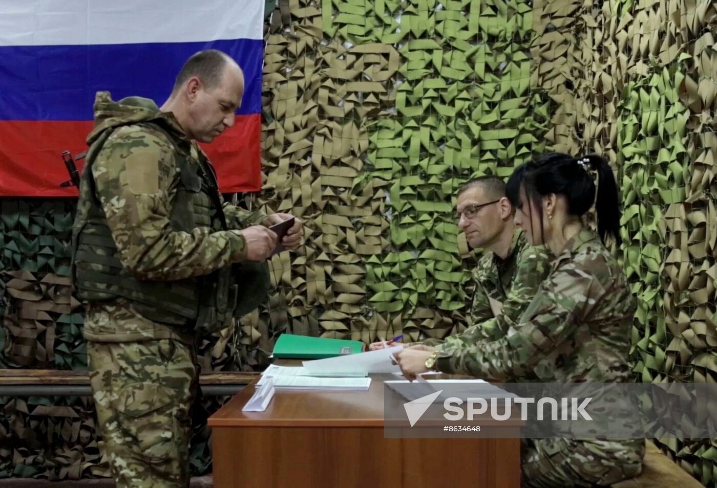 Russia Ukraine Military Operation Presidential Election Early Voting