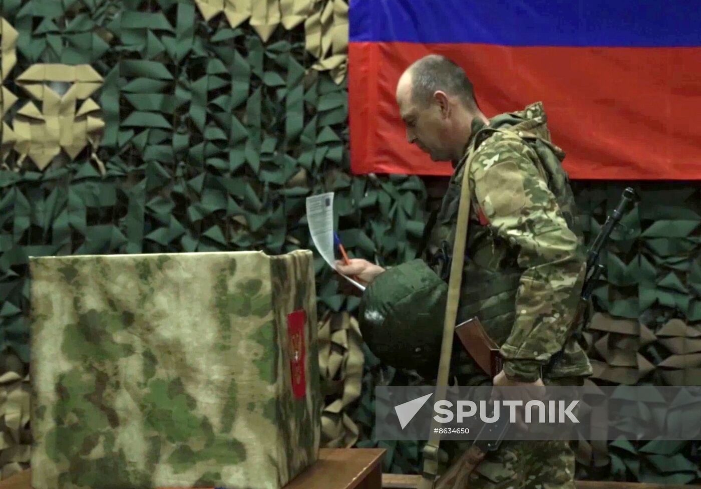 Russia Ukraine Military Operation Presidential Election Early Voting