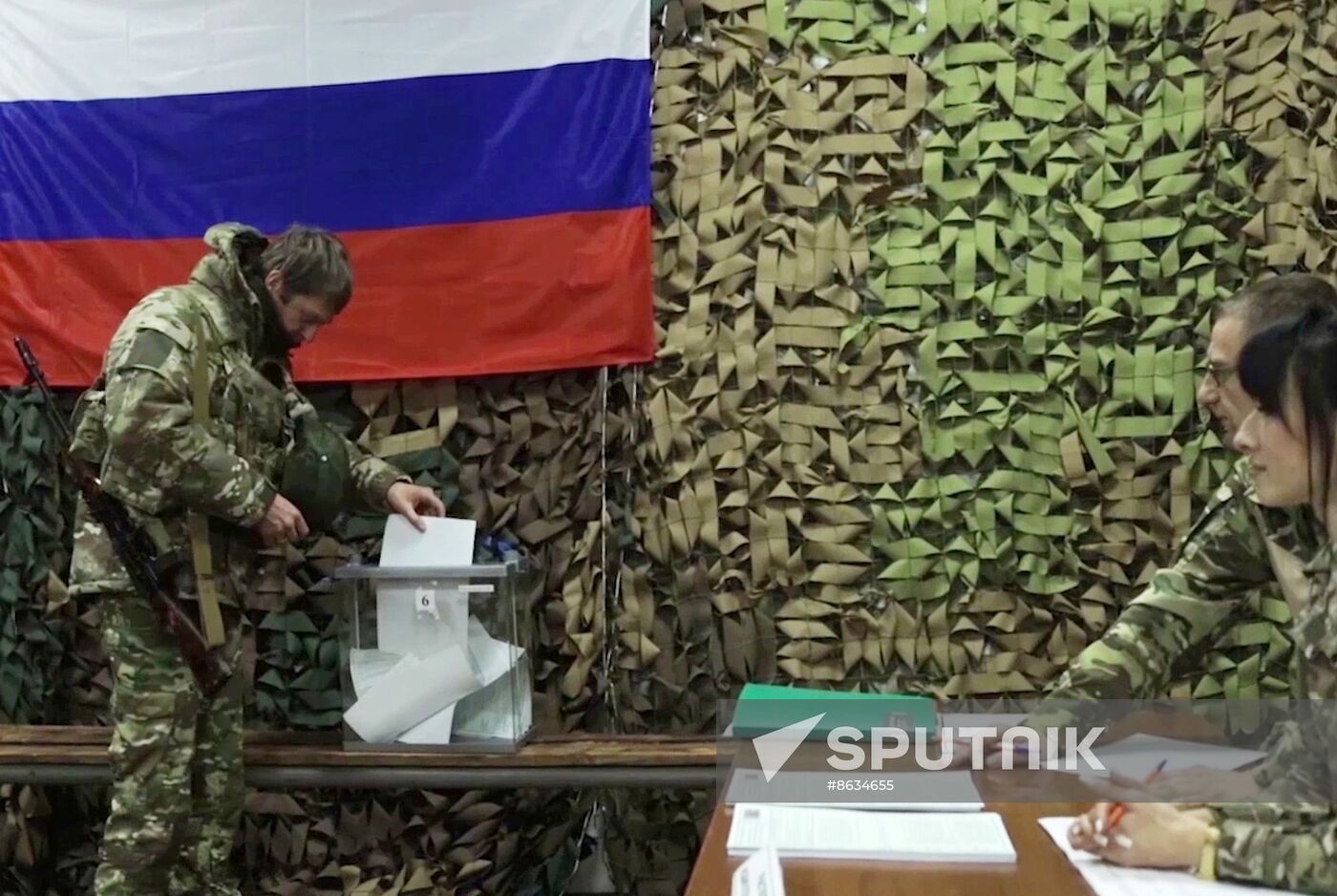 Russia Ukraine Military Operation Presidential Election Early Voting