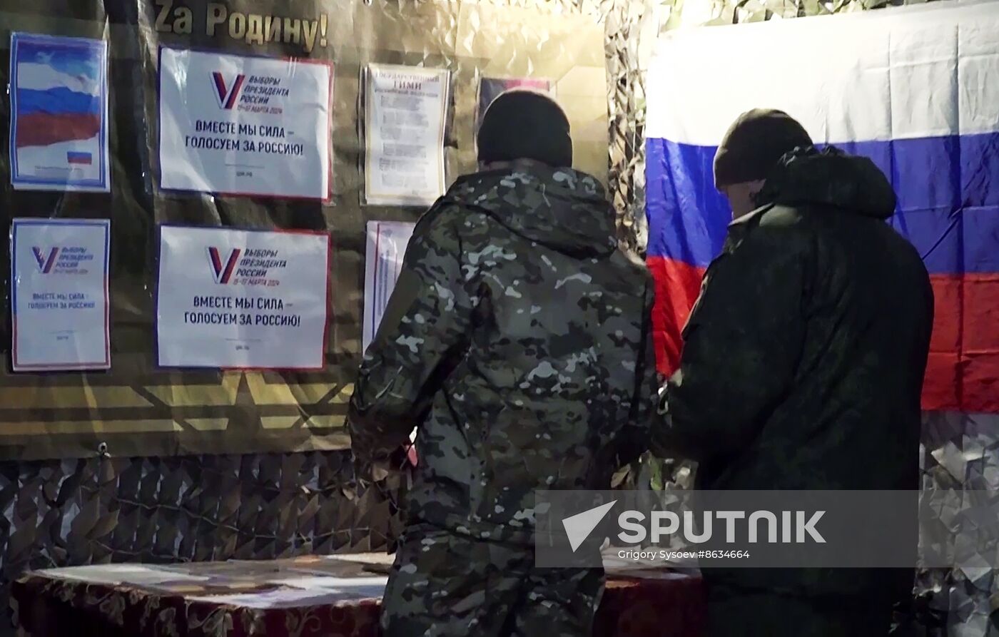 Russia Ukraine Military Operation Presidential Election Early Voting