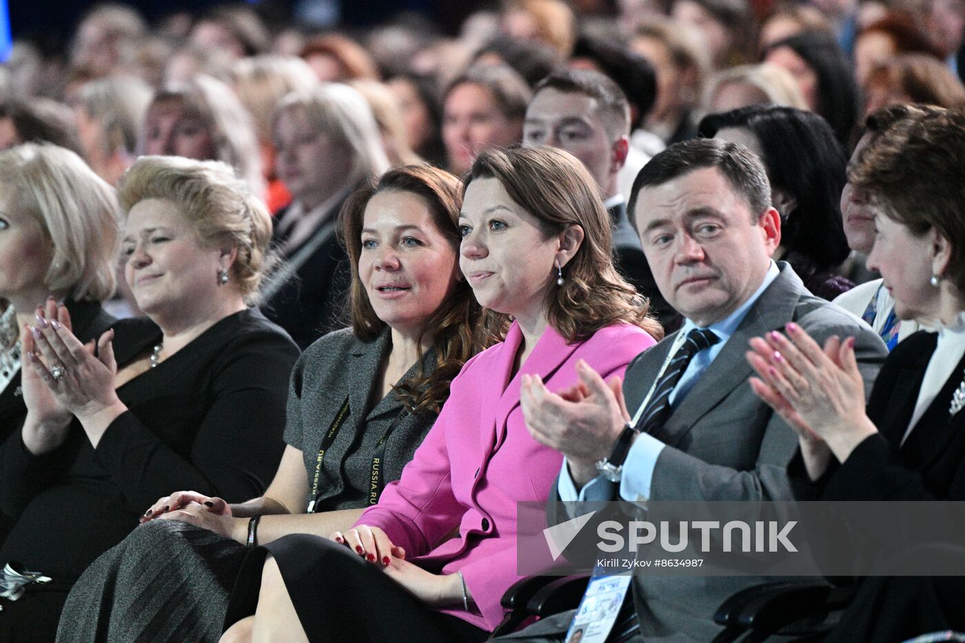 RUSSIA EXPO. Awards ceremony for winners of At the Call of a Woman's Heart prize