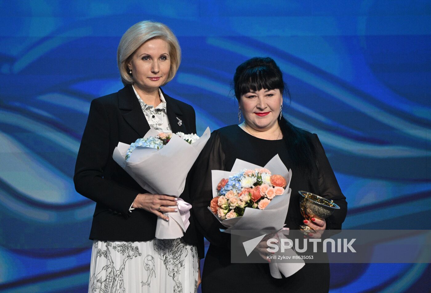 RUSSIA EXPO. Awards ceremony for winners of At the Call of a Woman's Heart prize