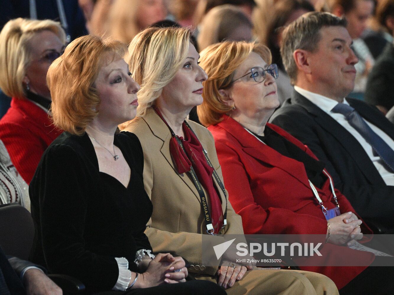 RUSSIA EXPO. Awards ceremony for winners of At the Call of a Woman's Heart prize