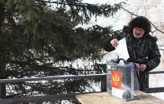 Russia Presidential Election Early Voting