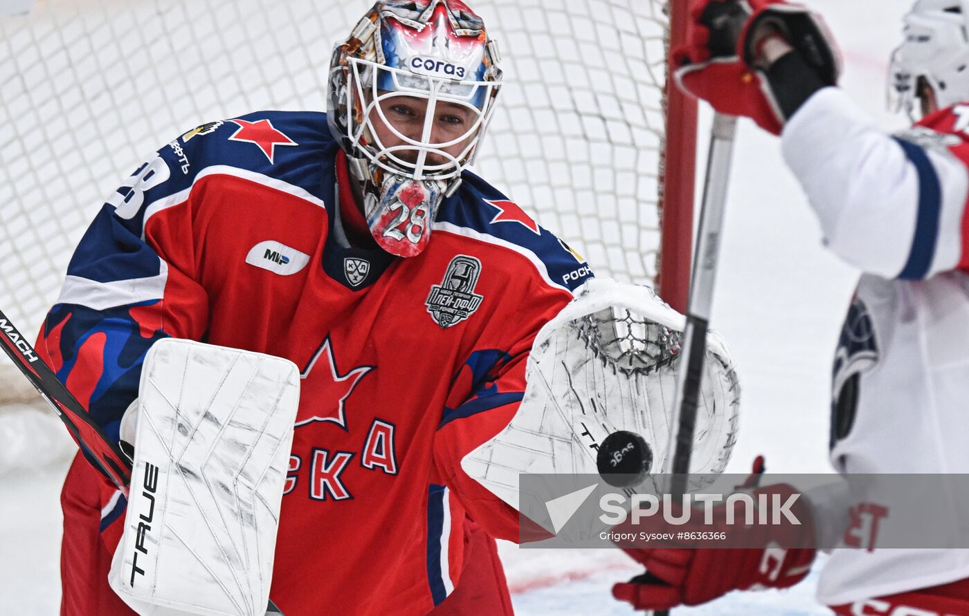 Russia Ice Hockey Kontinental League CSKA - Lokomotiv