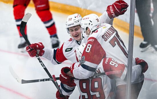 Russia Ice Hockey Kontinental League CSKA - Lokomotiv