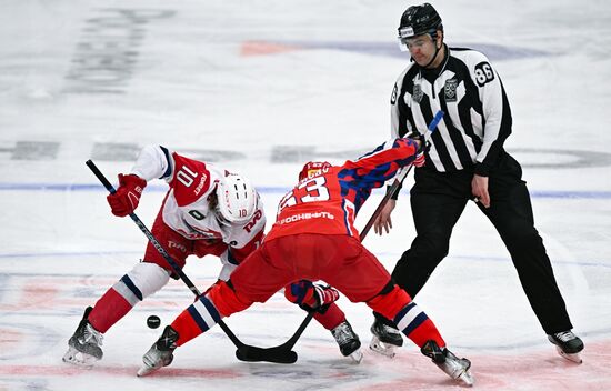 Russia Ice Hockey Kontinental League CSKA - Lokomotiv