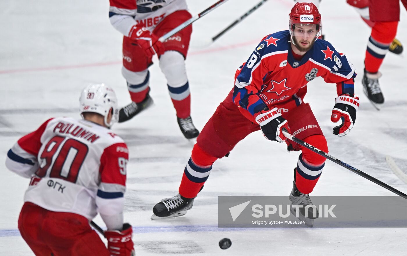 Russia Ice Hockey Kontinental League CSKA - Lokomotiv