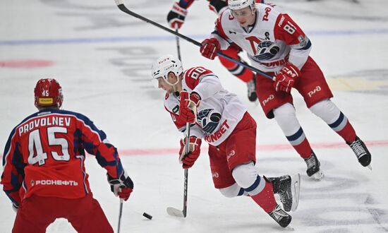 Russia Ice Hockey Kontinental League CSKA - Lokomotiv