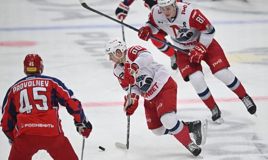 Russia Ice Hockey Kontinental League CSKA - Lokomotiv