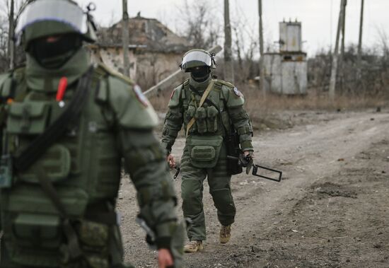 Russia Ukraine Military Operation Avdiivka Demining