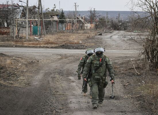 Russia Ukraine Military Operation Avdiivka Demining