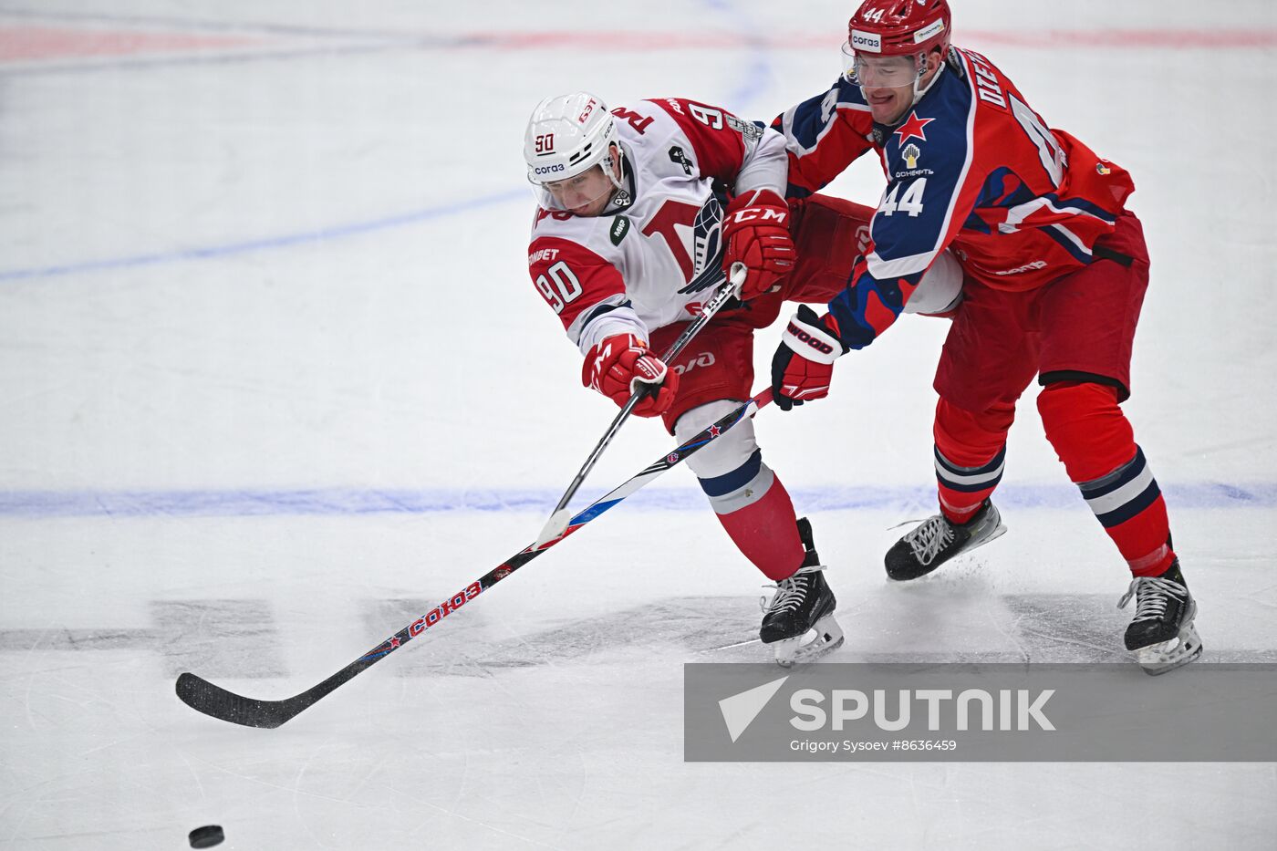 Russia Ice Hockey Kontinental League CSKA - Lokomotiv