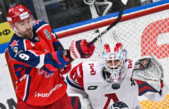 Russia Ice Hockey Kontinental League CSKA - Lokomotiv