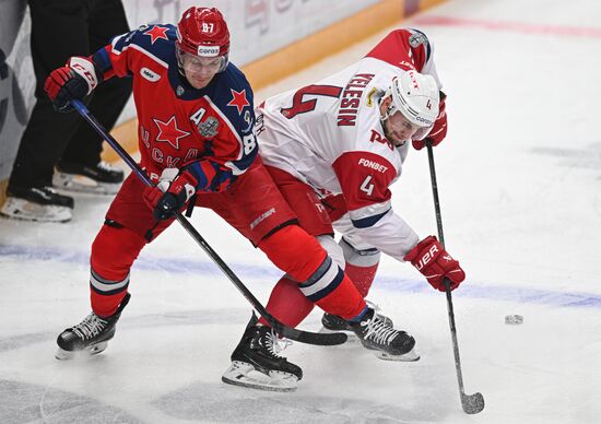 Russia Ice Hockey Kontinental League CSKA - Lokomotiv