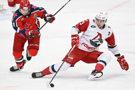 Russia Ice Hockey Kontinental League CSKA - Lokomotiv