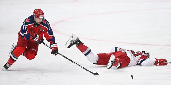 Russia Ice Hockey Kontinental League CSKA - Lokomotiv