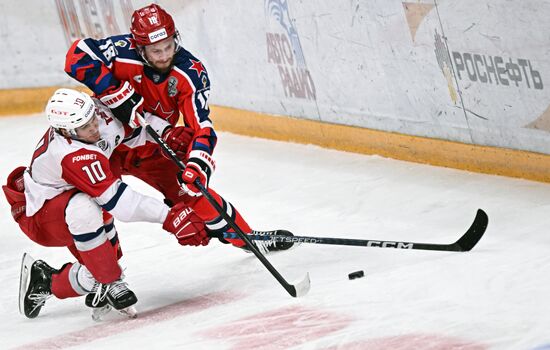 Russia Ice Hockey Kontinental League CSKA - Lokomotiv