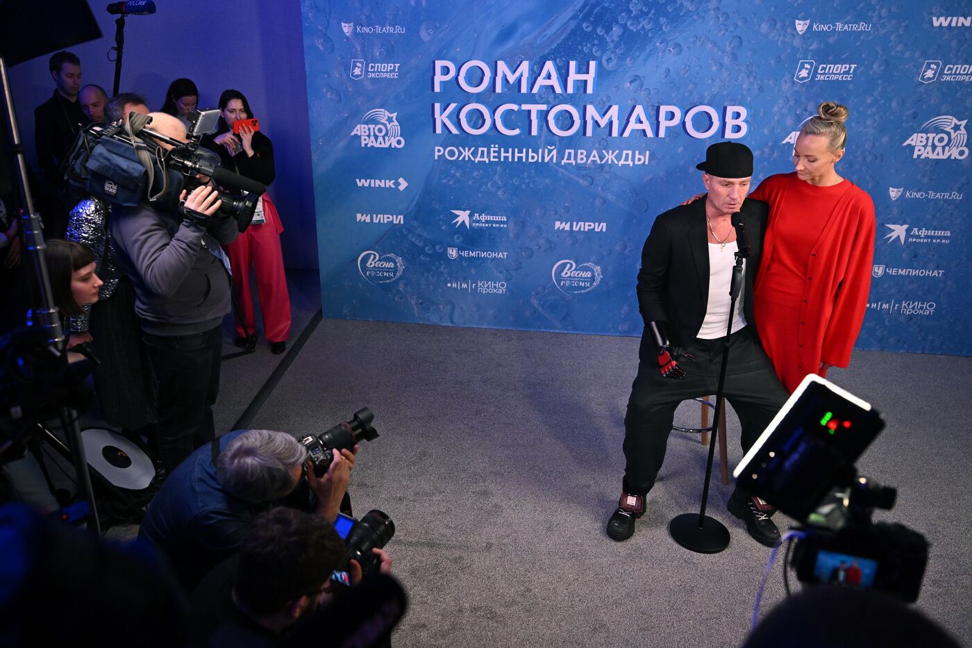 RUSSIA EXPO. Premiere of Roman Kostomarov: Born Twice documentary
