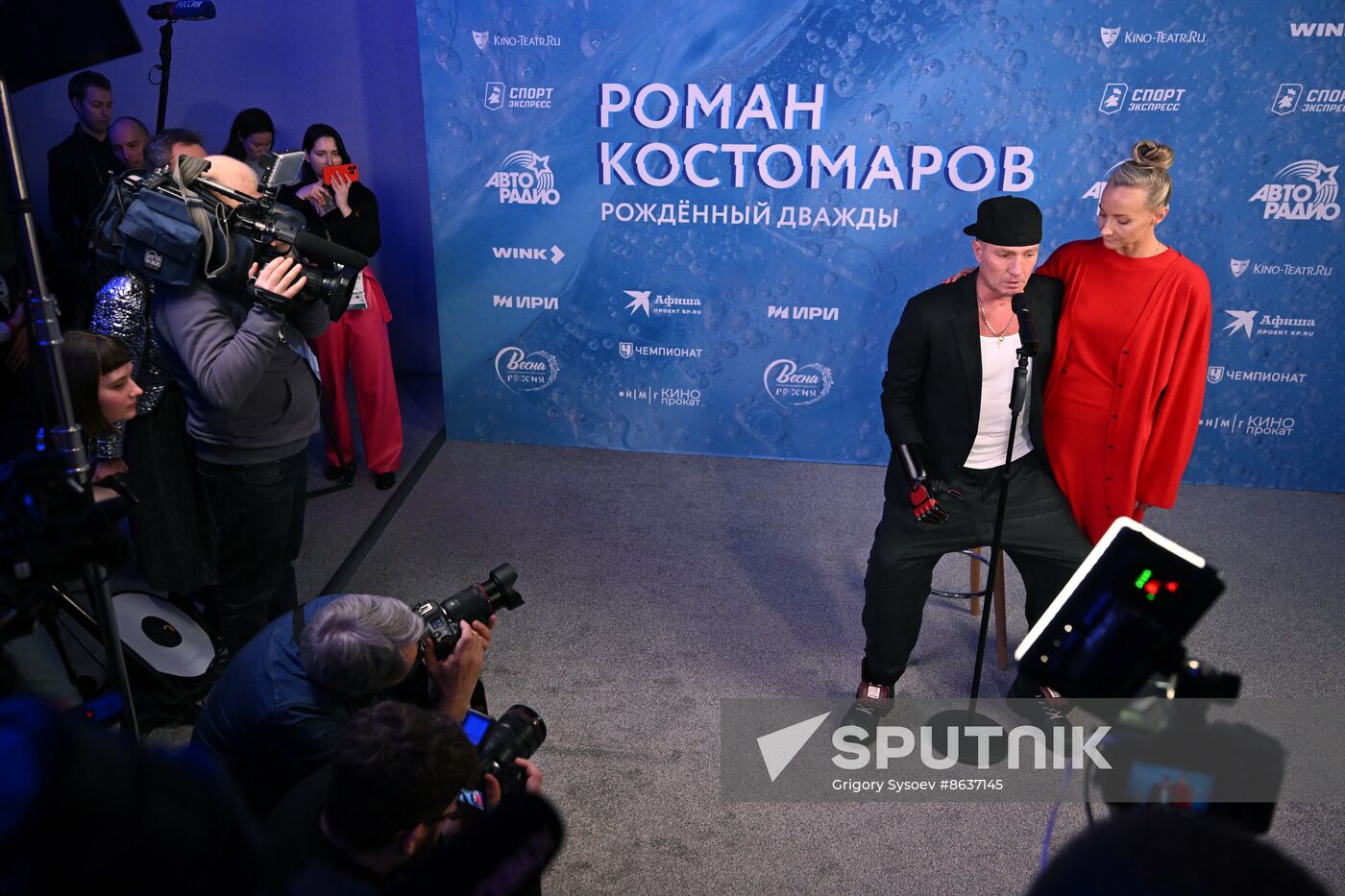 RUSSIA EXPO. Premiere of Roman Kostomarov: Born Twice documentary