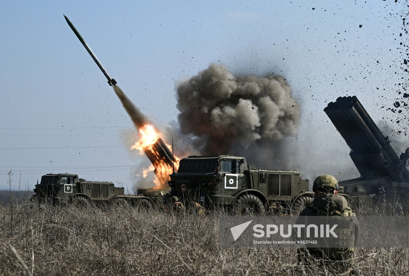 Russia Ukraine Military Operation Artillery Unit