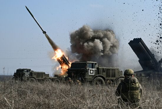 Russia Ukraine Military Operation Artillery Unit