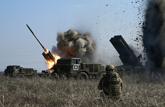 Russia Ukraine Military Operation Artillery Unit