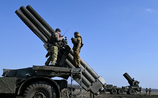 Russia Ukraine Military Operation Artillery Unit