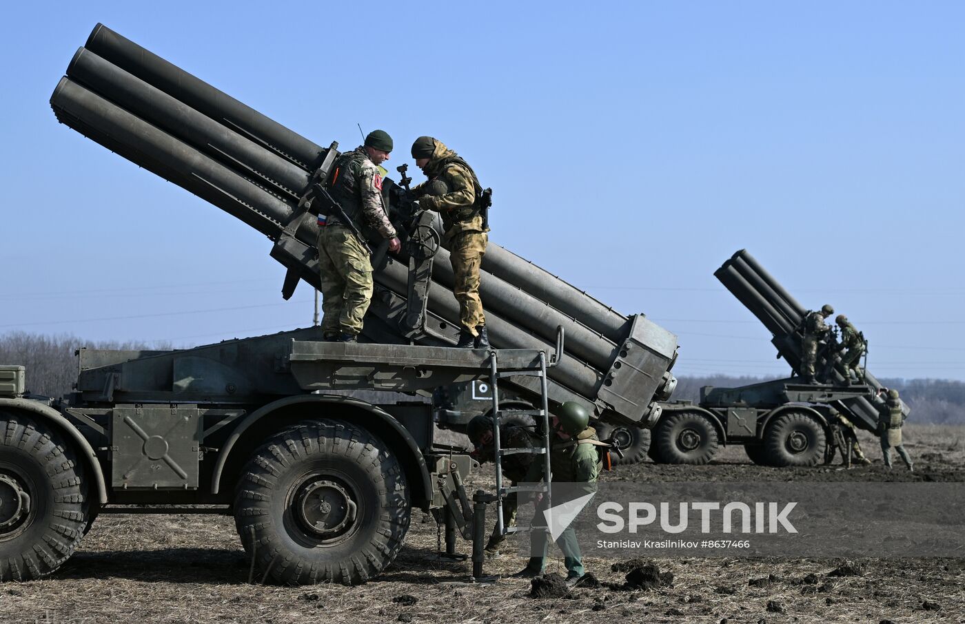 Russia Ukraine Military Operation Artillery Unit