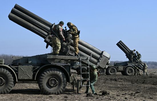 Russia Ukraine Military Operation Artillery Unit