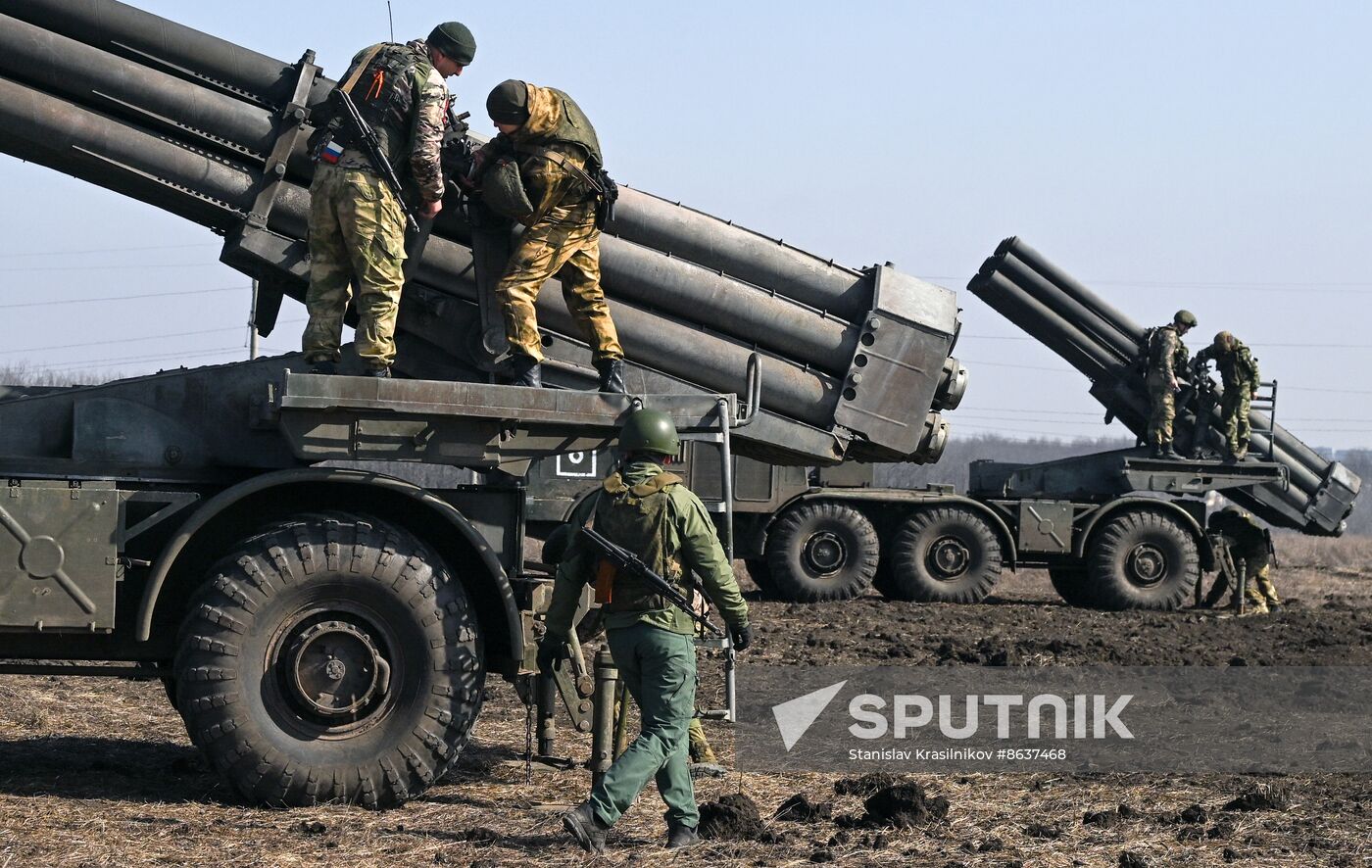 Russia Ukraine Military Operation Artillery Unit