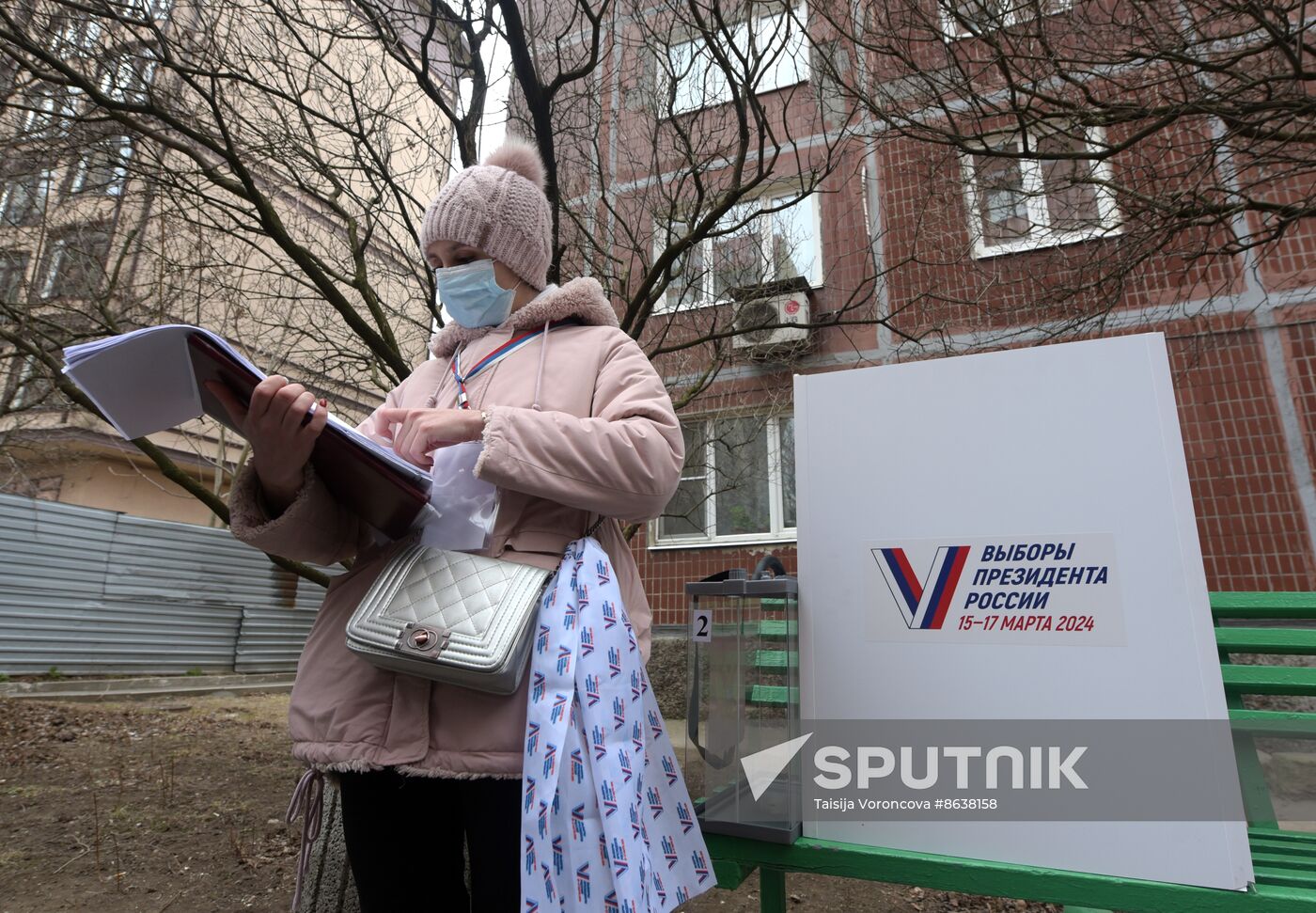 Russia DPR Presidential Election Early Voting