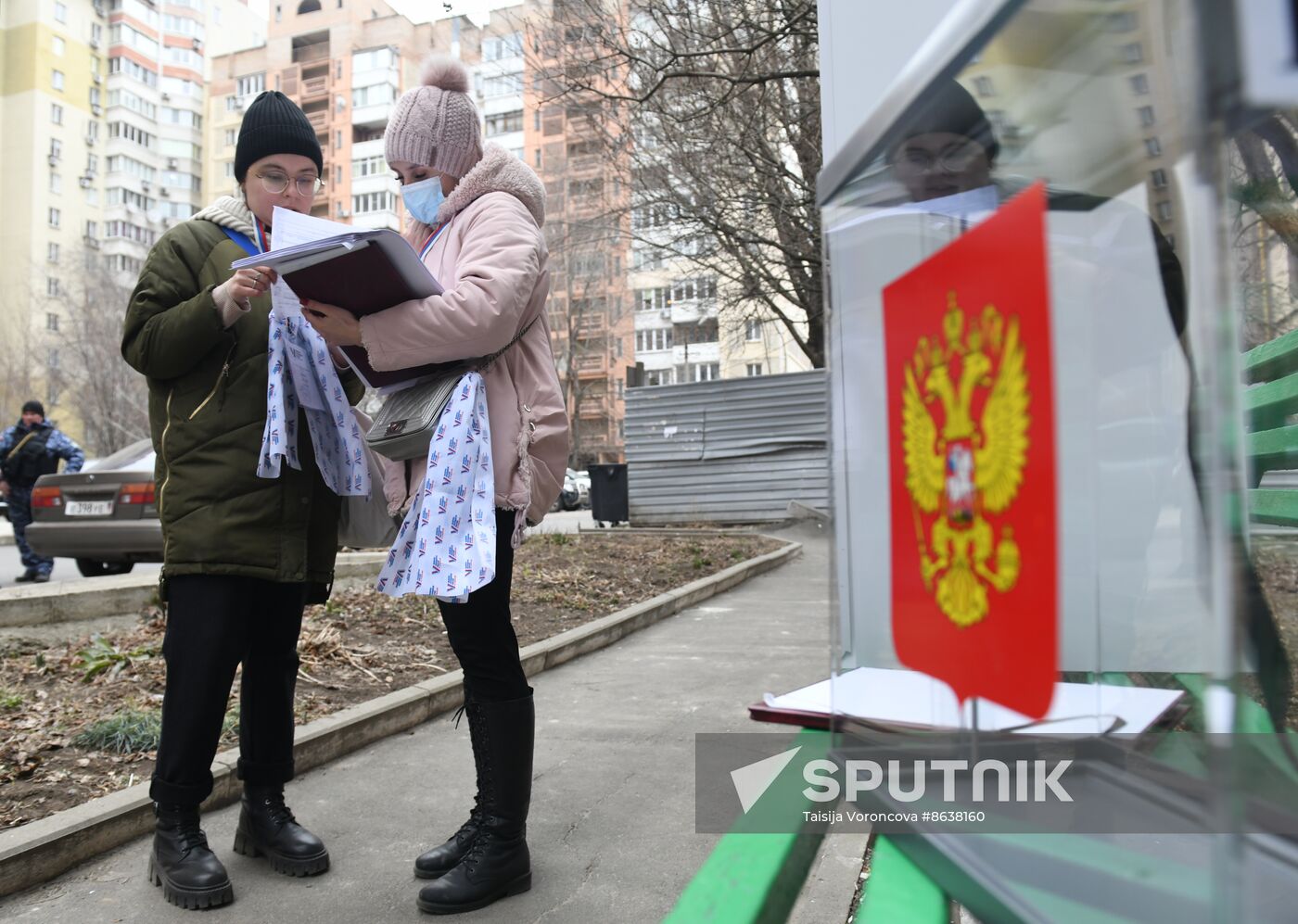 Russia DPR Presidential Election Early Voting