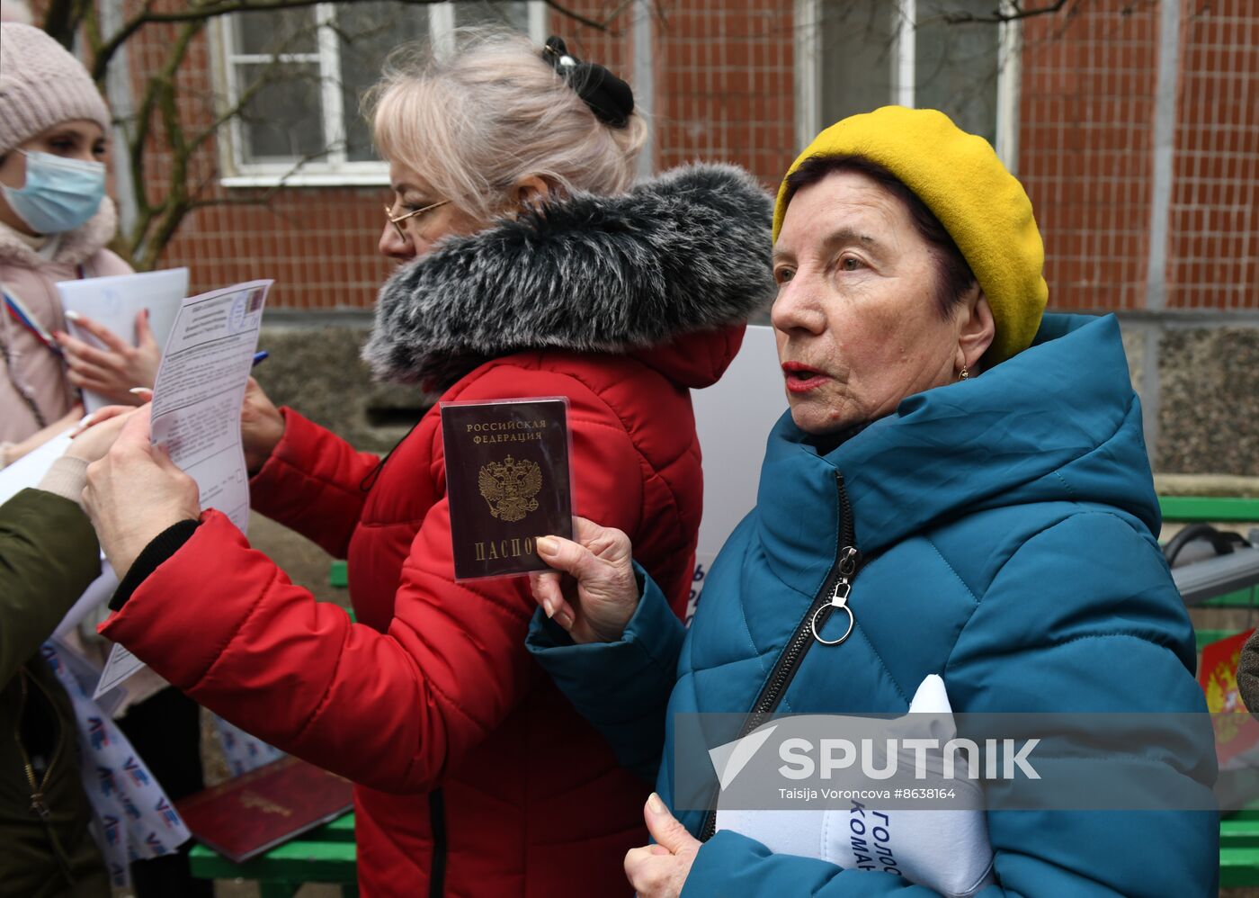 Russia DPR Presidential Election Early Voting