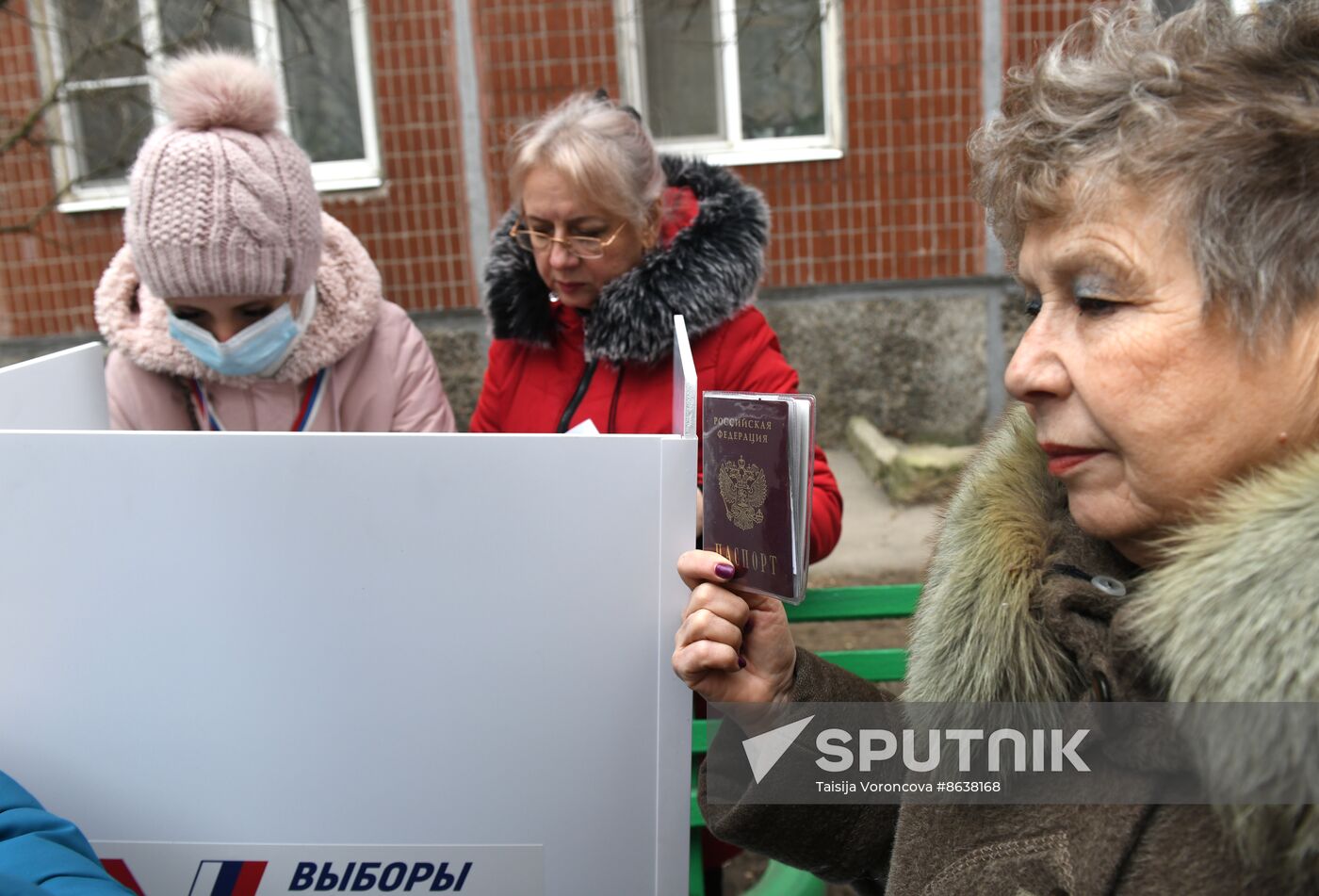 Russia DPR Presidential Election Early Voting