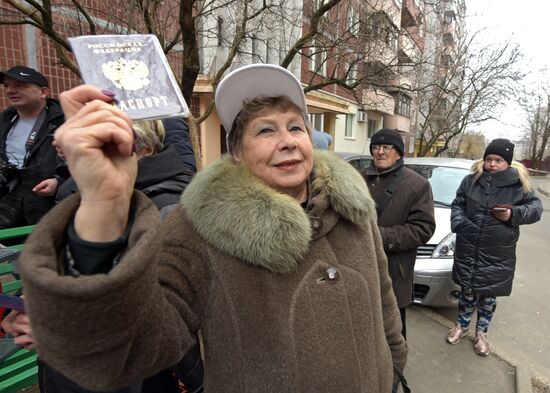 Russia DPR Presidential Election Early Voting