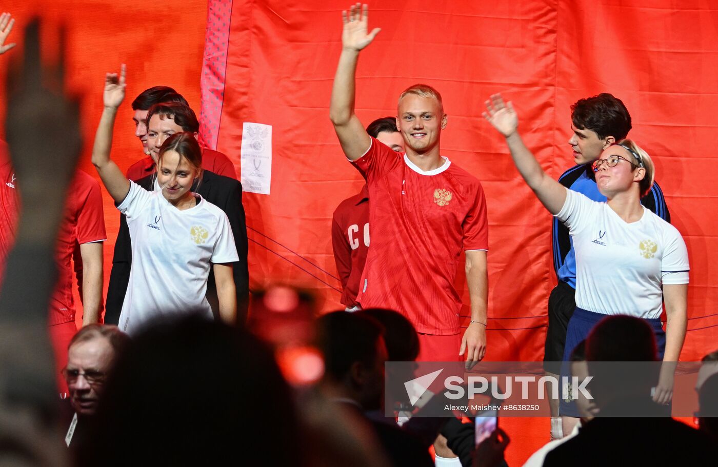 RUSSIA EXPO. Presentation of the Russian national football team's new uniform