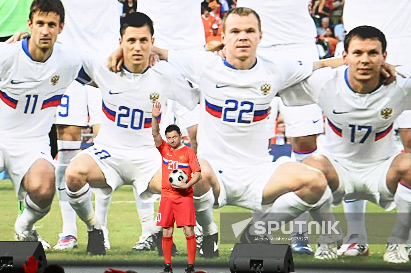 RUSSIA EXPO. Presentation of the Russian national football team's new uniform