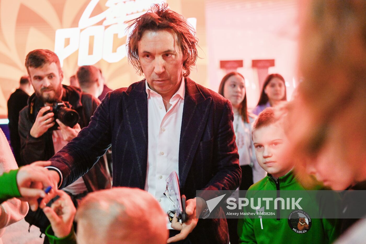 RUSSIA EXPO. Presentation of the Russian national football team's new uniform