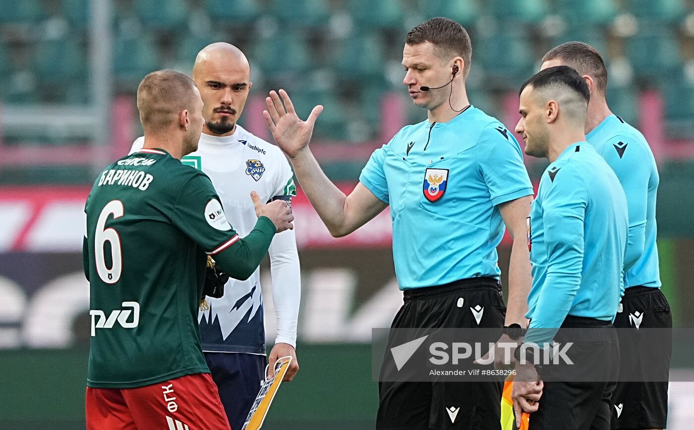 Russia Soccer Premier-League Lokomotiv - Sochi