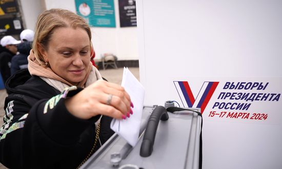 Russia DPR Presidential Election Early Voting