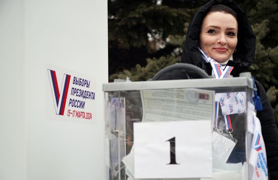 Russia DPR Presidential Election Early Voting