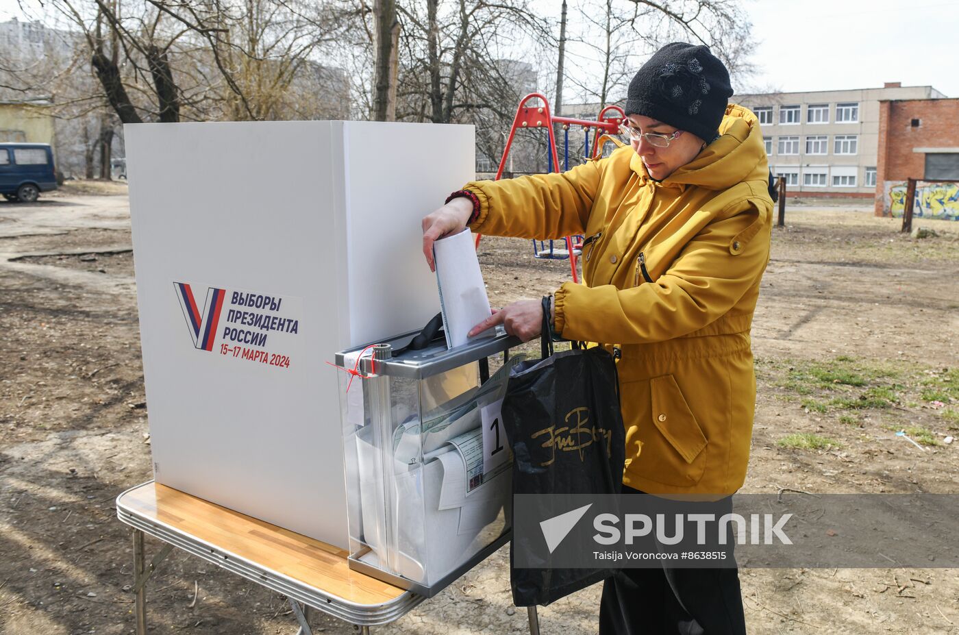 Russia DPR Presidential Election Early Voting