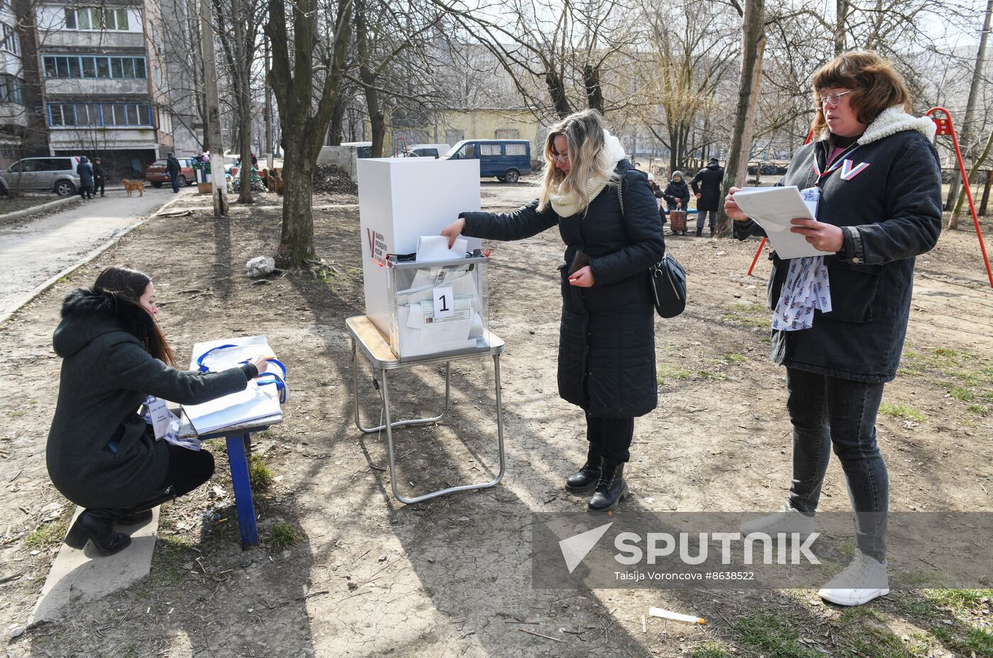 Russia DPR Presidential Election Early Voting