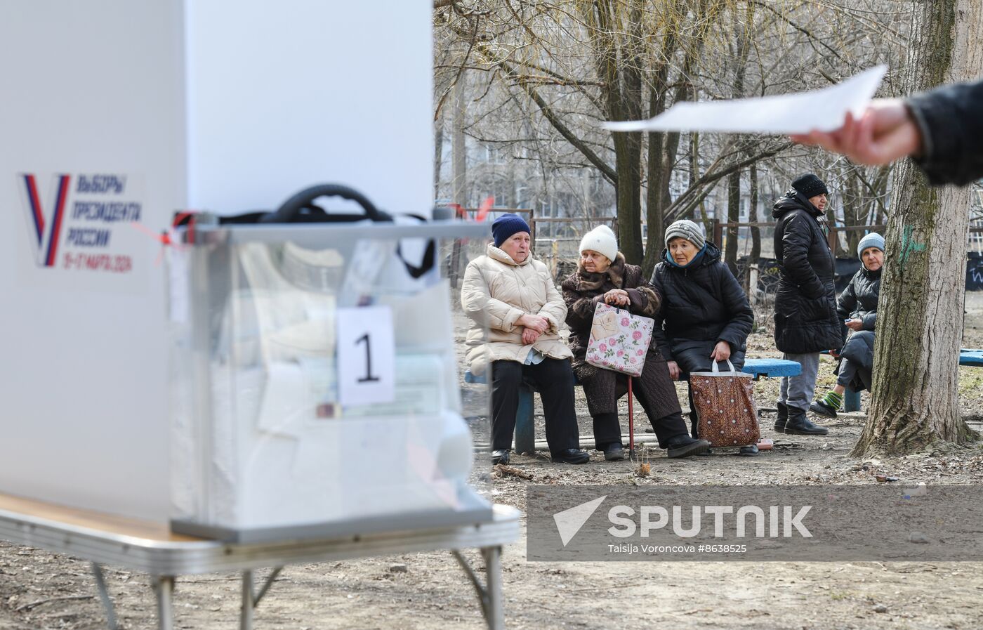 Russia DPR Presidential Election Early Voting