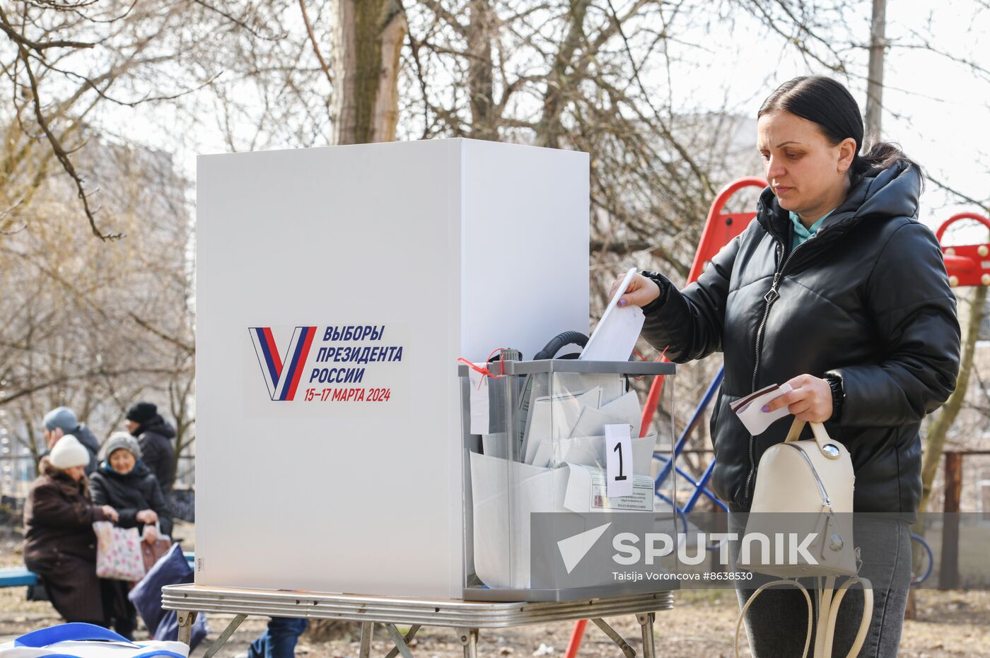 Russia DPR Presidential Election Early Voting