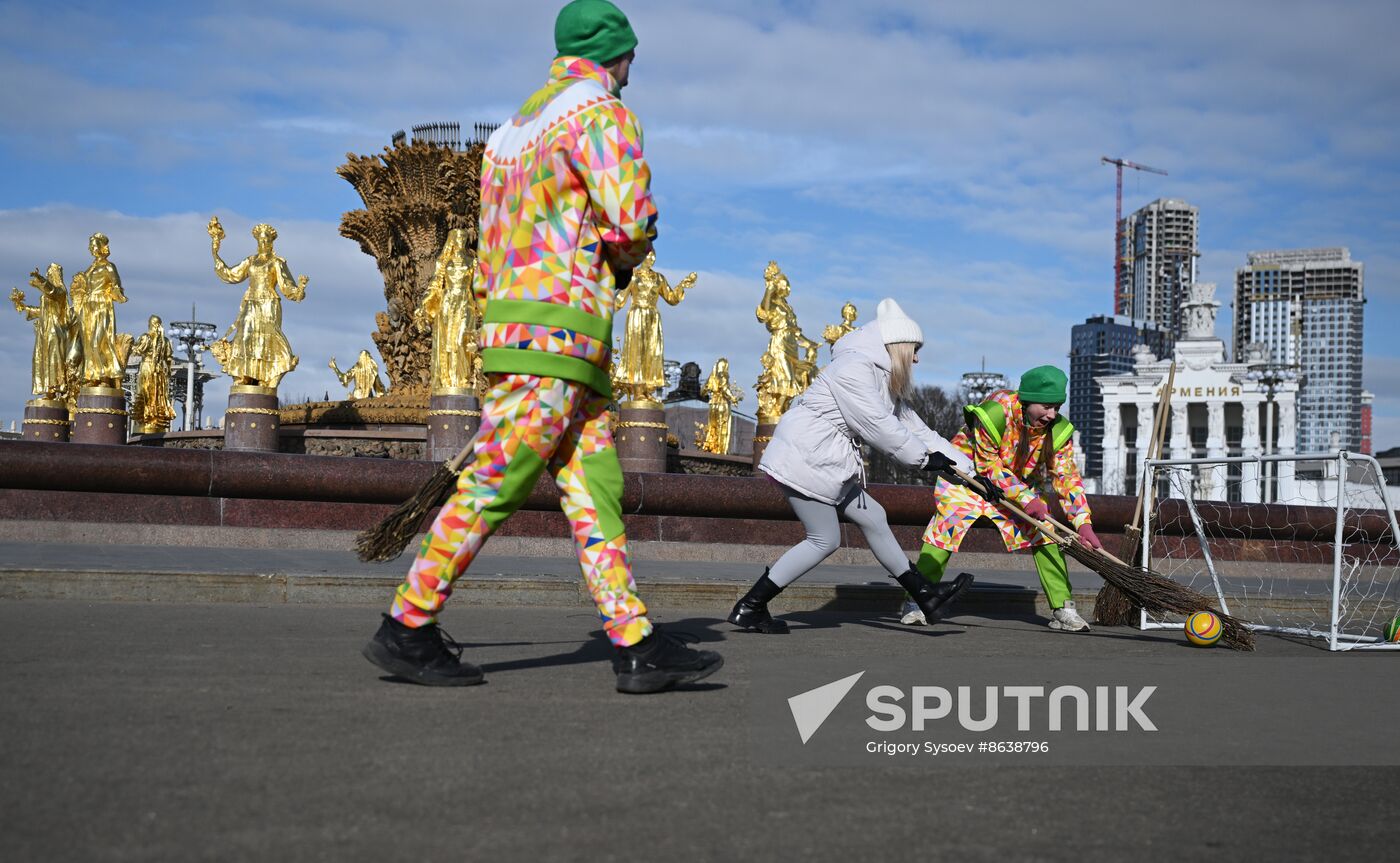 Russia EXPO. Maslenitsa (Pre-Lent Week). Day one