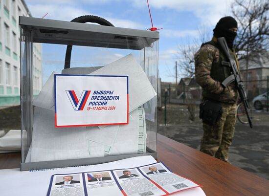 Russia LPR Presidential Election Early Voting